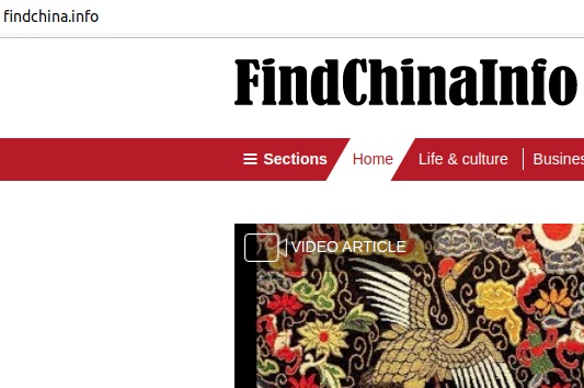 News and Journalism: FindChinaInfo