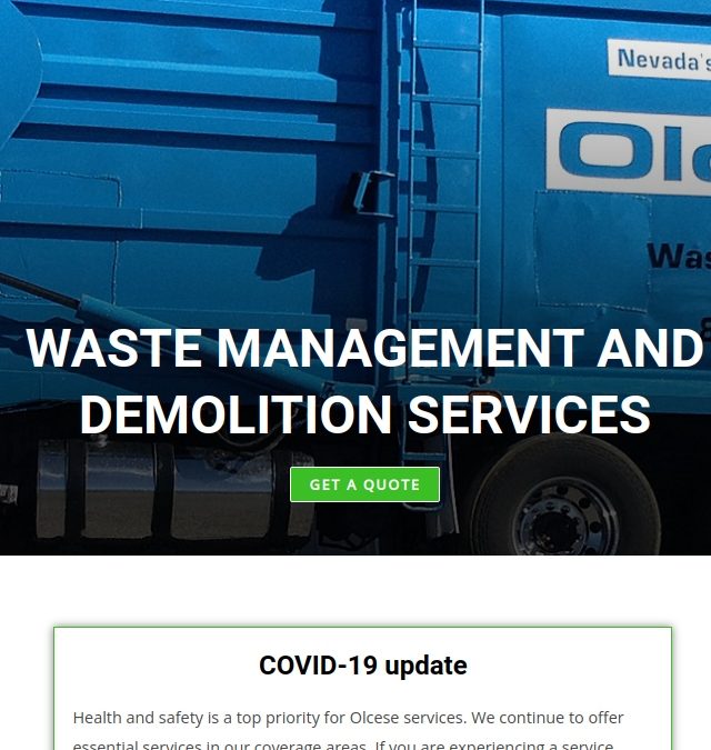 Olcese Services Web Copy